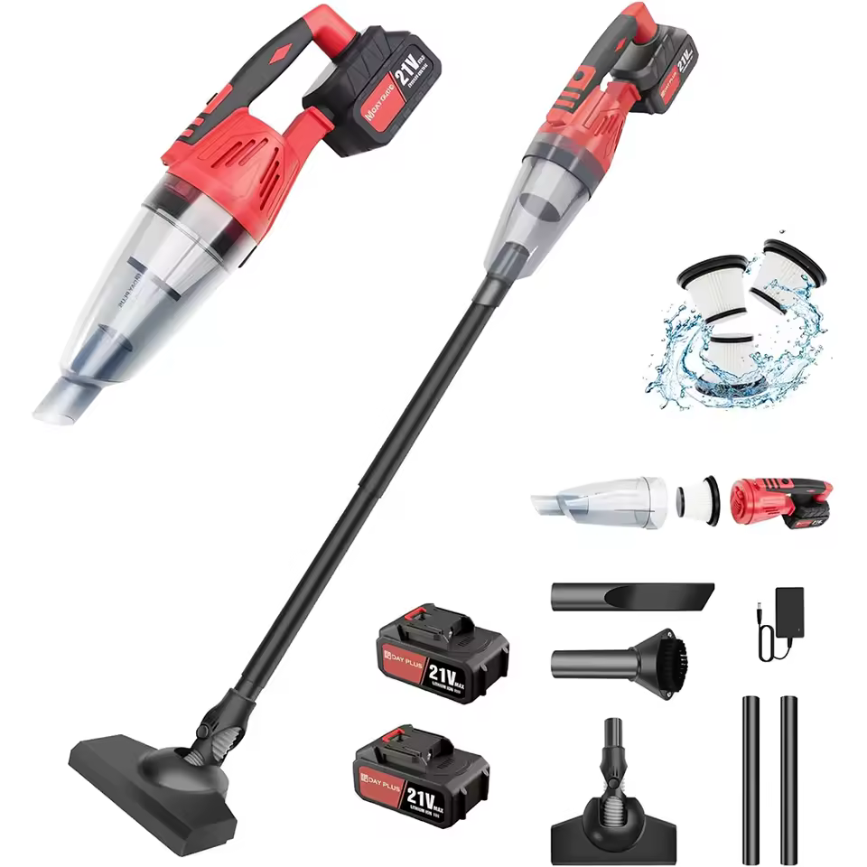 Cordless Vacuum Cleaner, 2-in-1 Upright & Handheld Stick Vacuum - Sold by Zhitaozhang Tool Store (Local+)