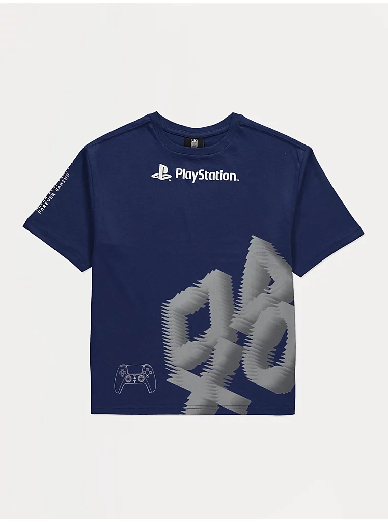 Blue Playstation Cotton Short Sleeve Kid's T-shirt - 3 -4 Yrs - 5 -6 | 6 - 7 - 13 - 14 £4 - Free C&C