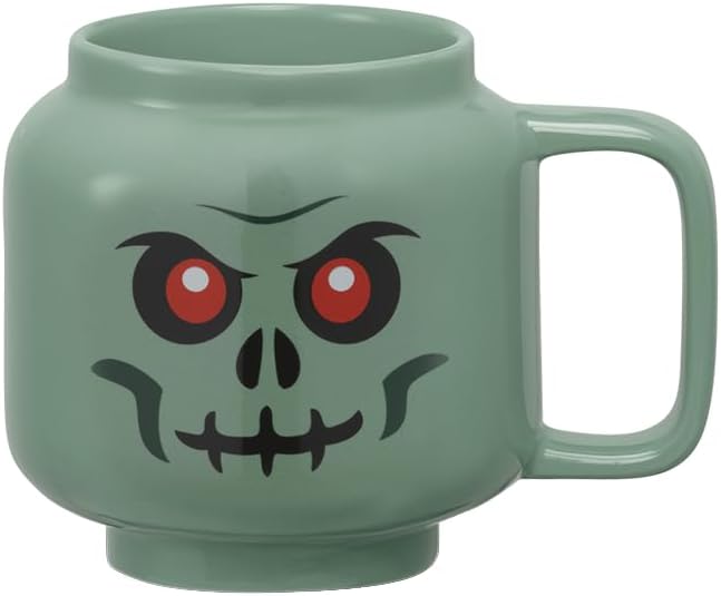 Lego Ceramic Mug Large - Green Skeleton - 530ml - Sold by OfficialGearDirect / FBA