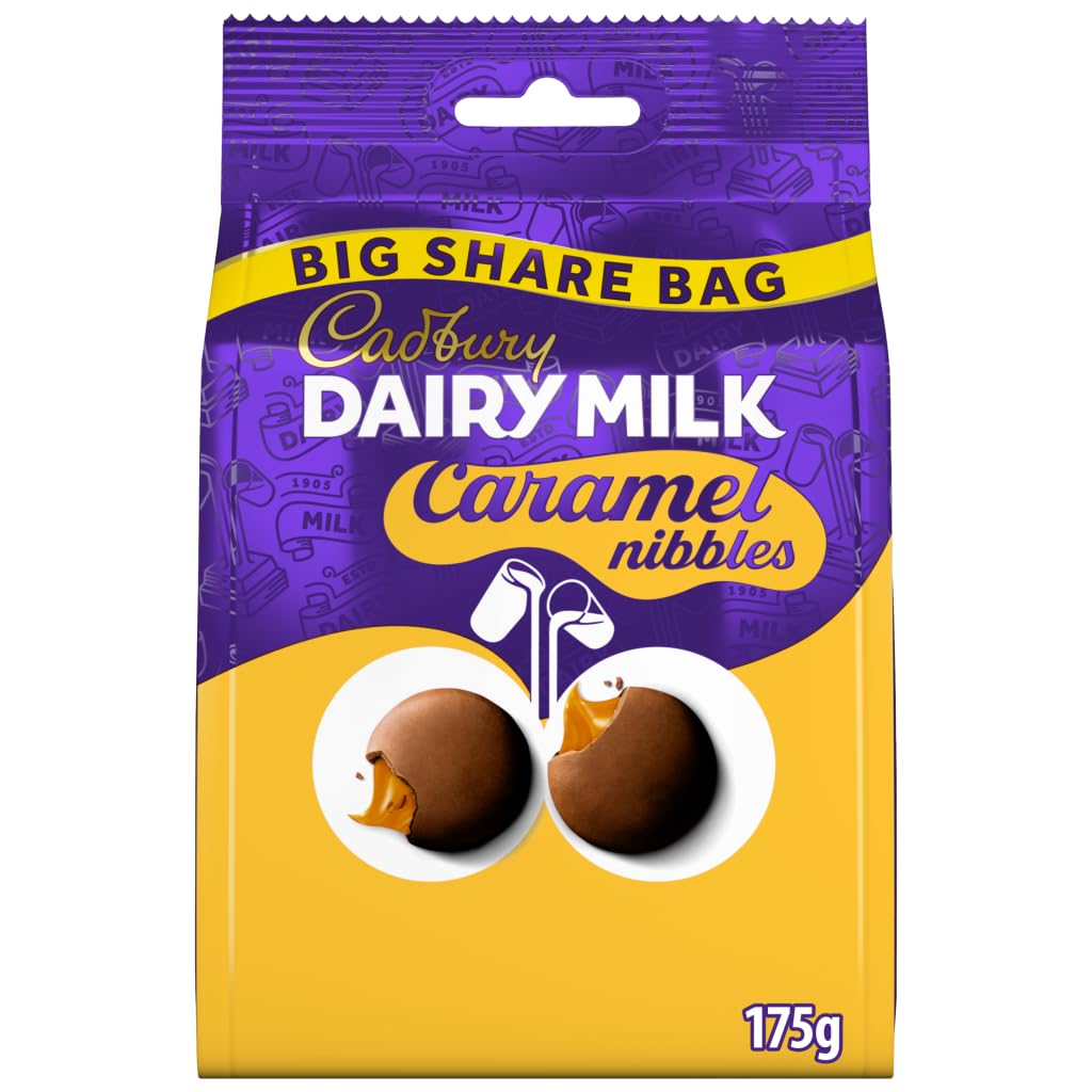 Cadbury Dairy Milk Caramel Nibbles Big Share Bag 175g - £1.47 / £1.32 S&S