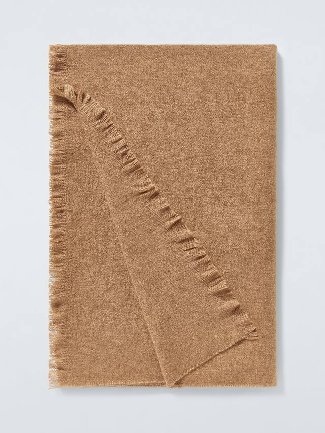 John Lewis Space Dyed Throw (Brown Chocolate) - Reduced to Clear