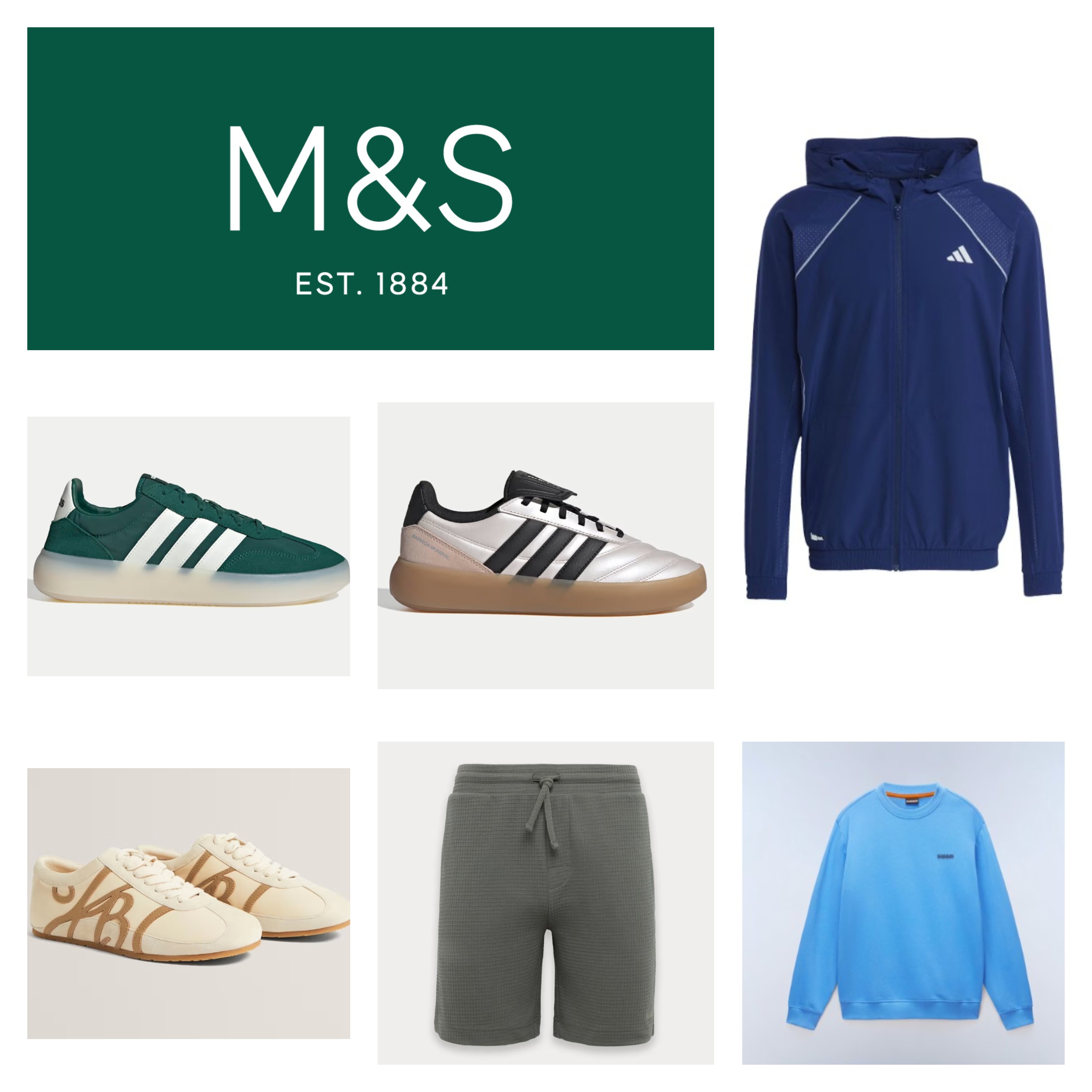 M&S Brands Sale - E.g. Adidas/Napapijri/Hugo/Ted Baker - Online Only - Free Click & Collect