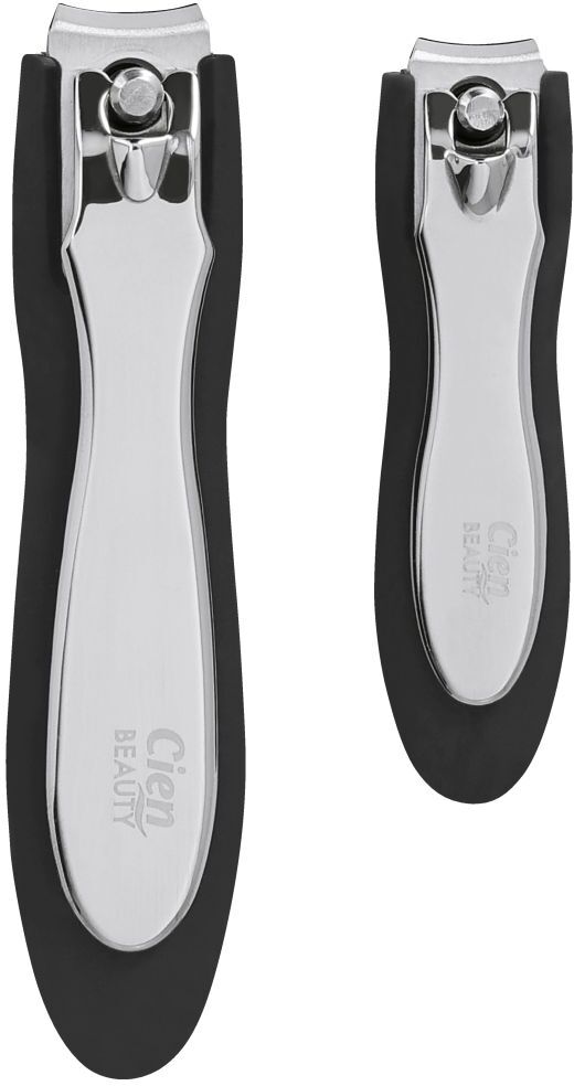 CIEN BEAUTY Nail Clipper Set - 2 Pieces / Nail Scissors / Cuticle Scissors / Light-Up Tweezers