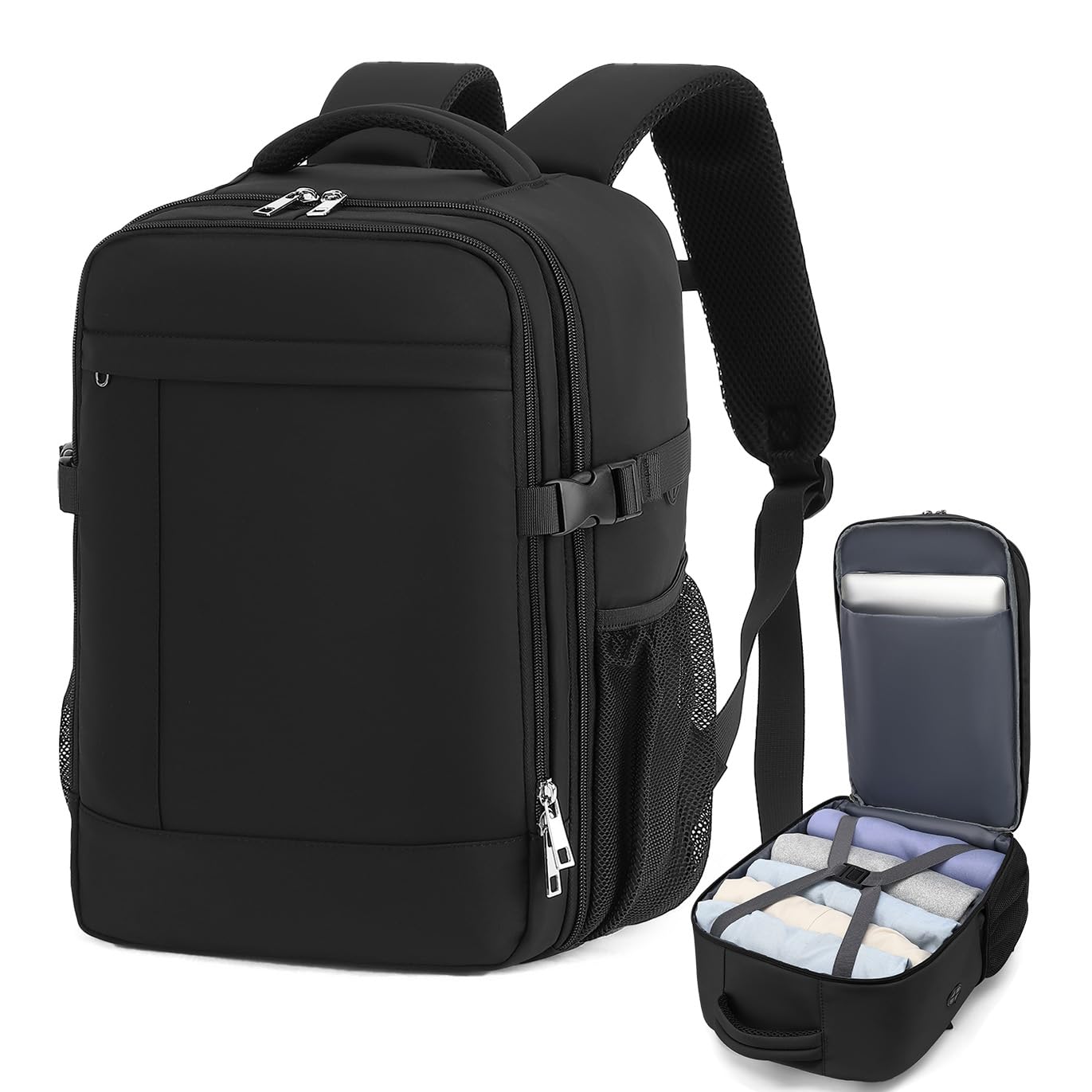 Lossga Easyjet Cabin Bags 45x36x20 Underseat Carry-on, Dark Black - Discount at checkout - Sold by Redbell Direct / FBA