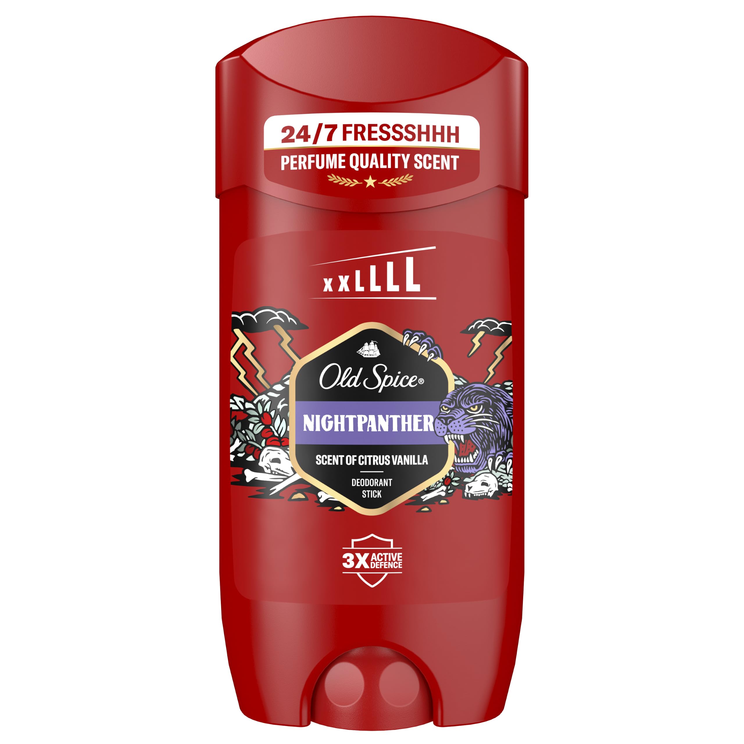 Old Spice Night Panther Deodorant Stick 85ml - £2.55/£2.85 with S&S 24/7 Freshness, Long-Lasting Perfume Scent, Odour Protection