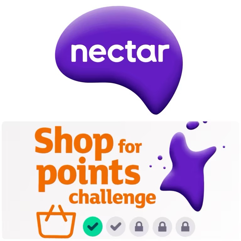 Sainsbury’s ’Shop For Points’ Challenge - Via Nectar App (eg: 1,000 points on 5 x £5 Spend) - Selected Accounts