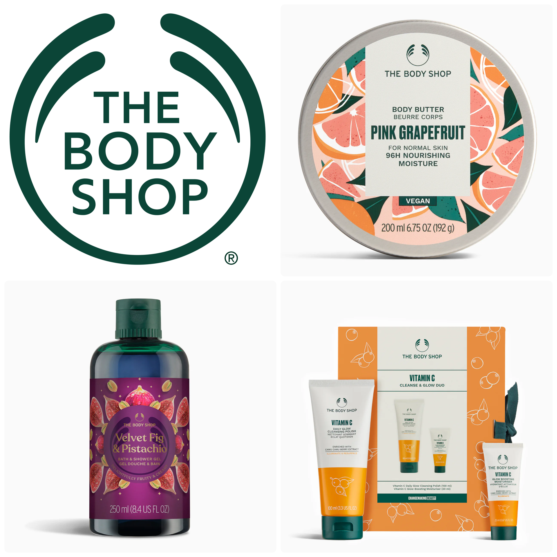 Body Shop Outlet - Shower Gel £2.45 / Foundation £3 / Body Butter £4 / Gift Set £10 & More