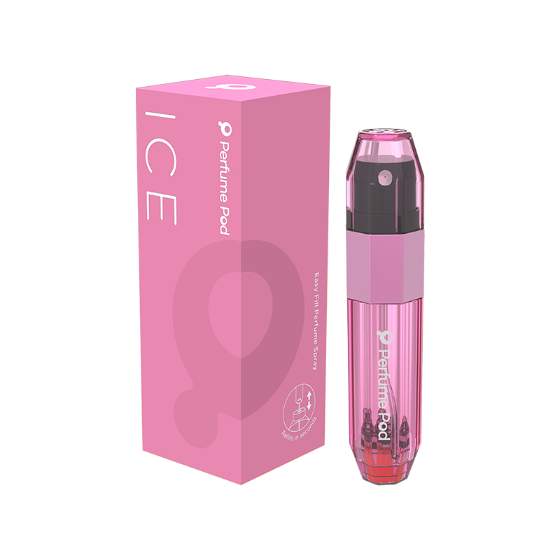 Perfume Pod Ice Pink Atomiser + free perfume of your choice (free C&C)