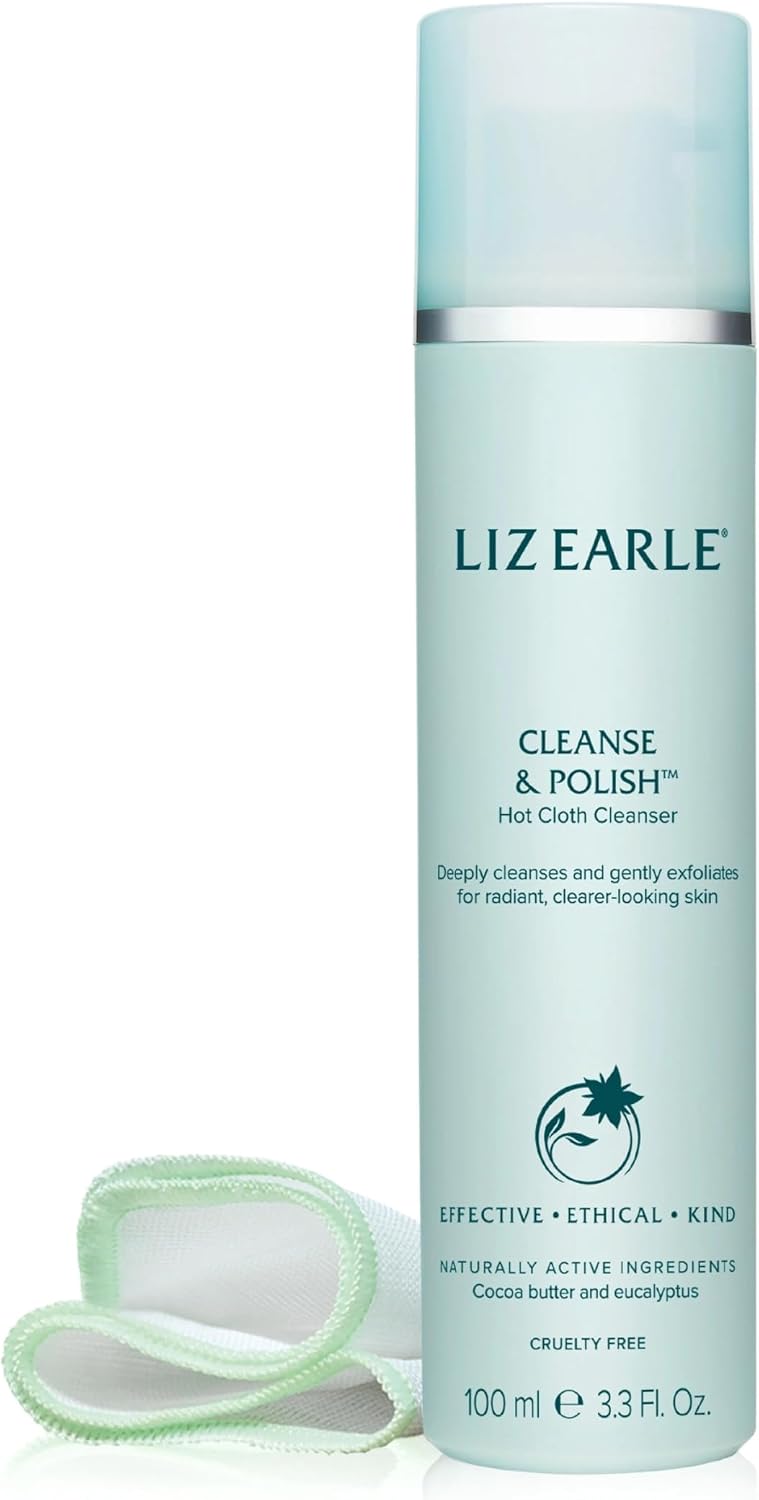 Liz Earle Cleanse & Polish Hot Cloth Cleanser Starter Kit, 100ml - £9.50 S&S