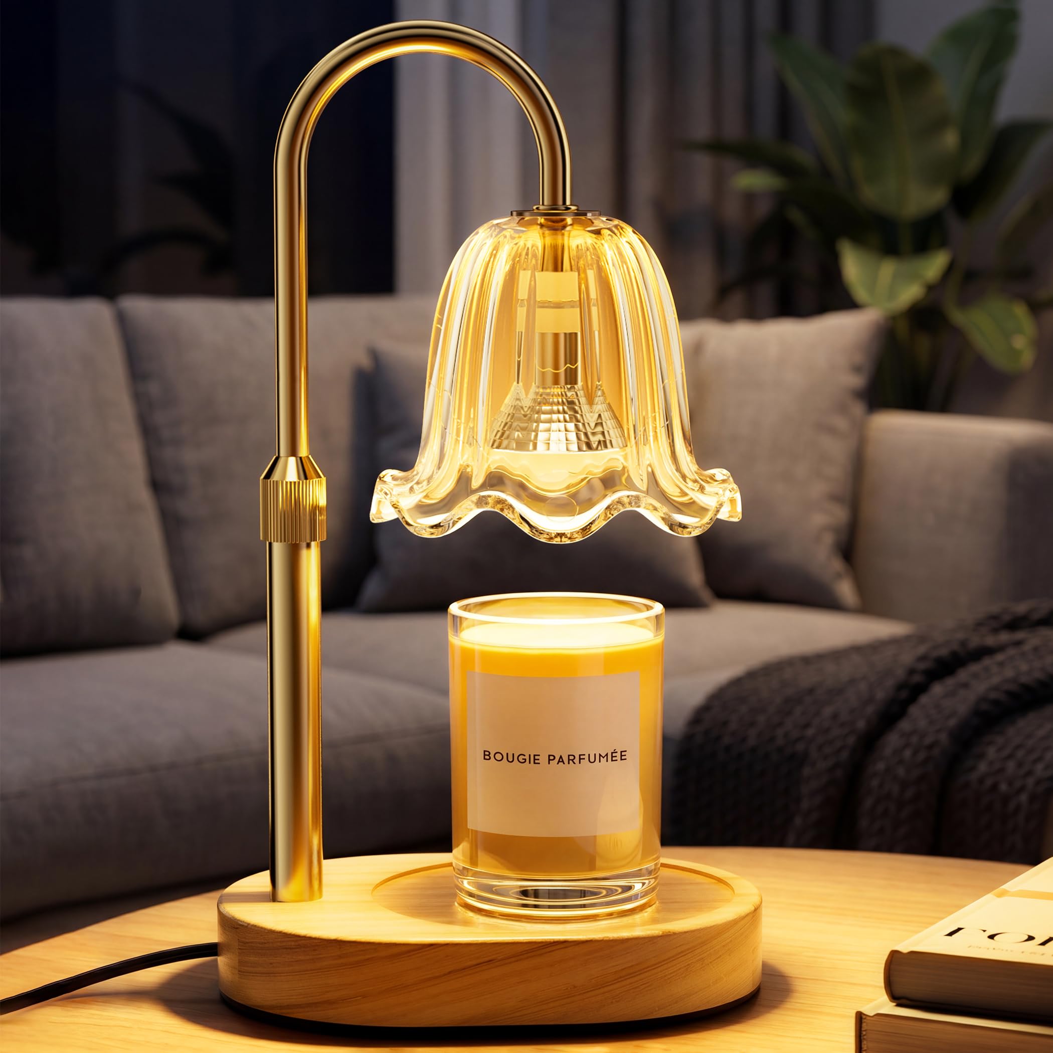 Candle Warmer Lamp - Dimmable & Timer with 2 Bulbs for Jar Candles w/Voucher - Sold by New Creation Hub / FBA