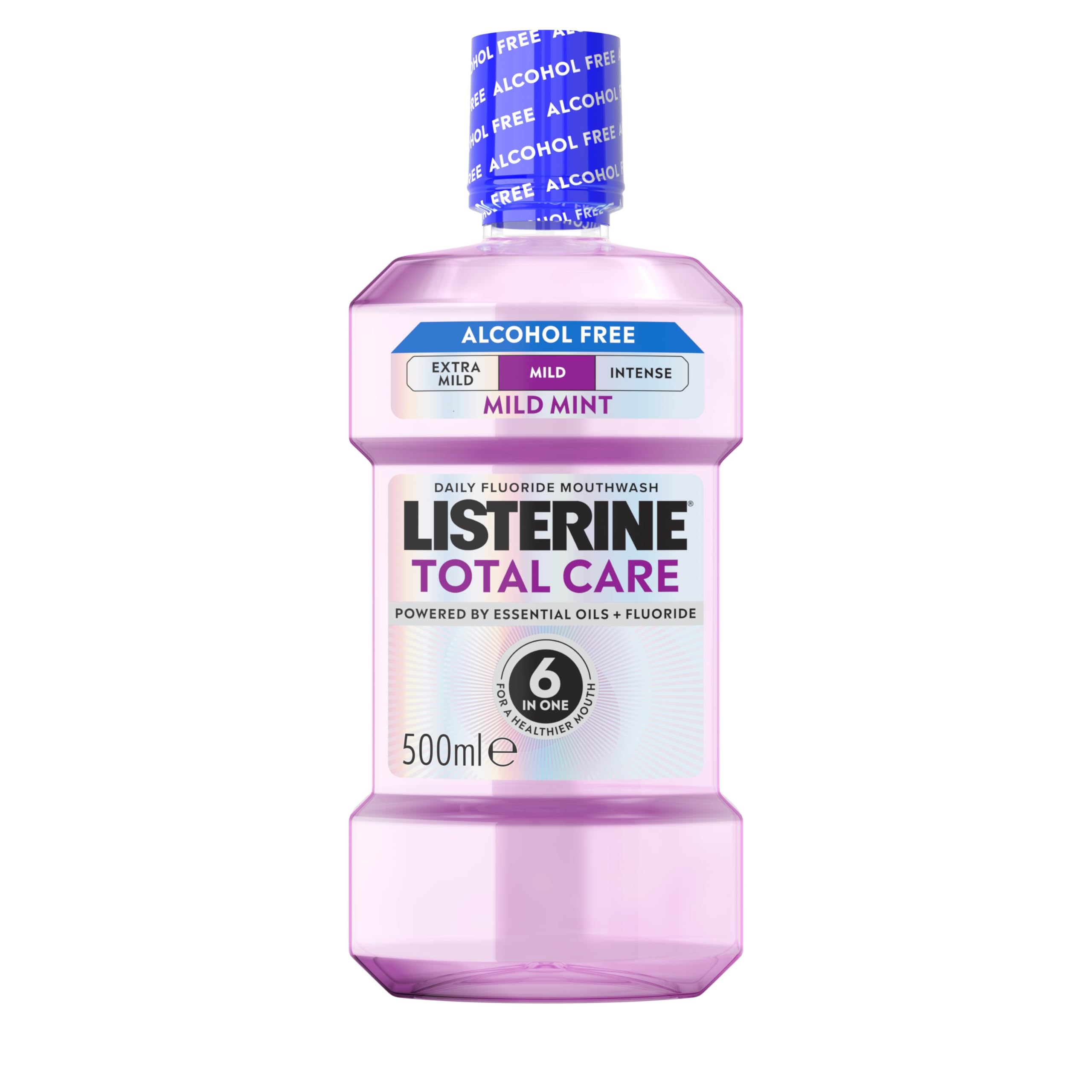 Listerine Total Care Mouthwash 500ml - Mild Taste / Extra Mild Taste - Discount At Checkout (£1.09 / 96p S&S)
