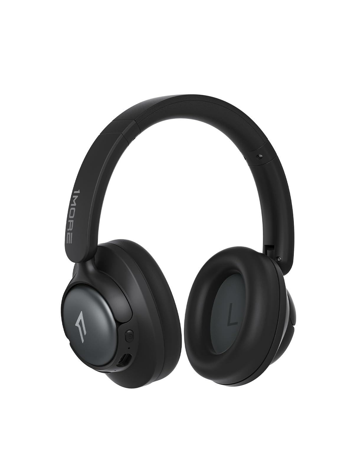 1MORE HQ31 Headphones, Hybrid ANC Hi-Res Audio, 90H Playtime, Foldable, Wired Mode, Multipoint (Black or White) - Sold By 1MORE INC / FBA