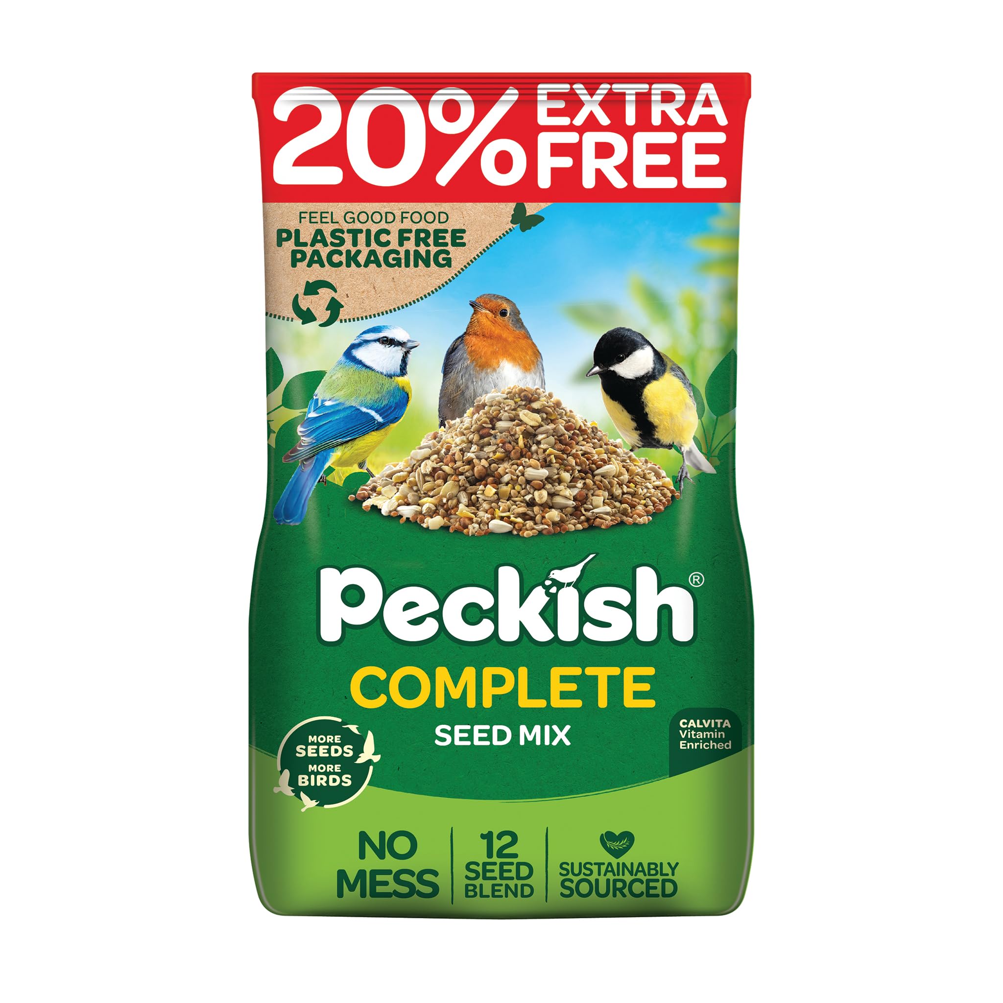 Peckish Complete Seed and Nut Mix for Wild Birds 1.7kg - Save 5% WYB4