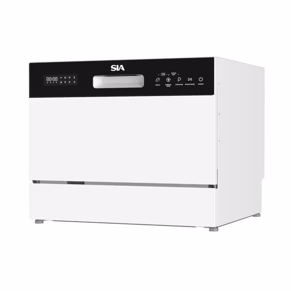 Table Top Dishwasher, 6 Place Settings, 8 Programs, White - TTD6WH - Sold and sent by Ship It Appliances
