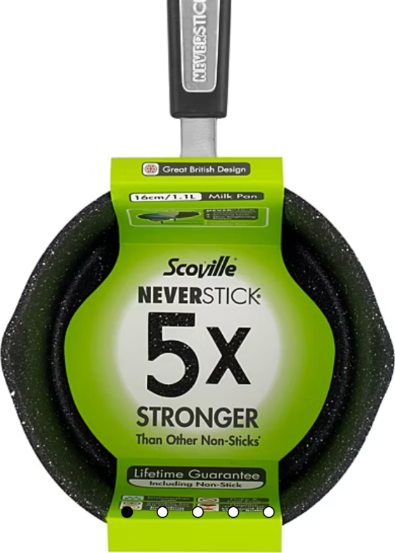 Scoville Neverstick 16cm Milk Pan - Free C&C