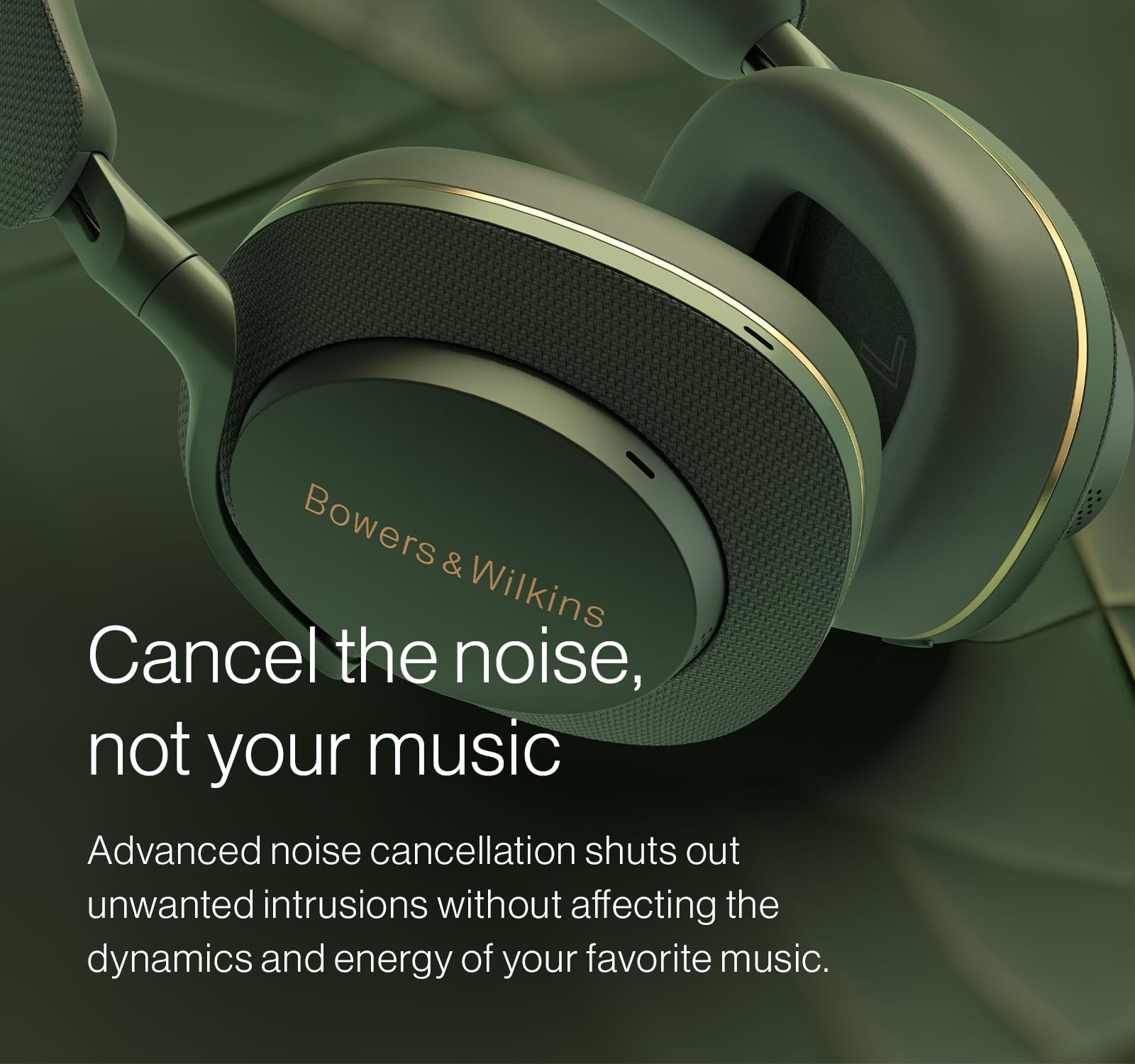 Bowers & Wilkins PX7 S2e Noise Cancelling Headphones, aptX & Quick Charge, 30H Playback - Green / £193 (Like New By Amazon Resale)