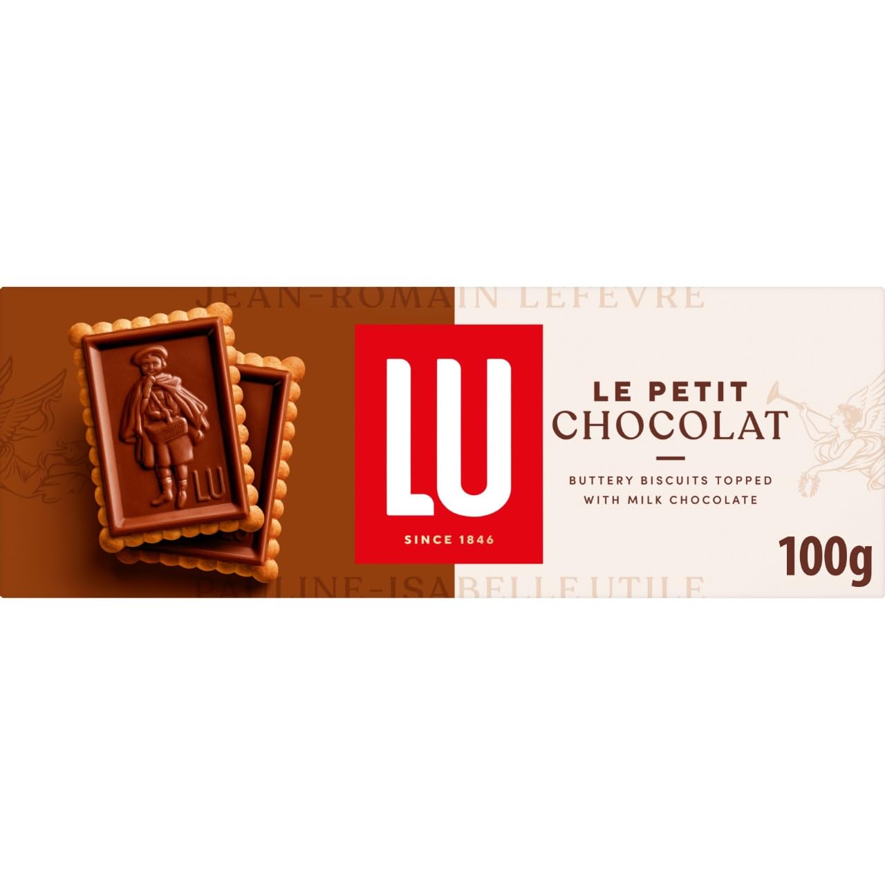 Lu Le Petit Chocolat Milk Chocolate Coated Biscuits 100 g (£0.98 S&S)