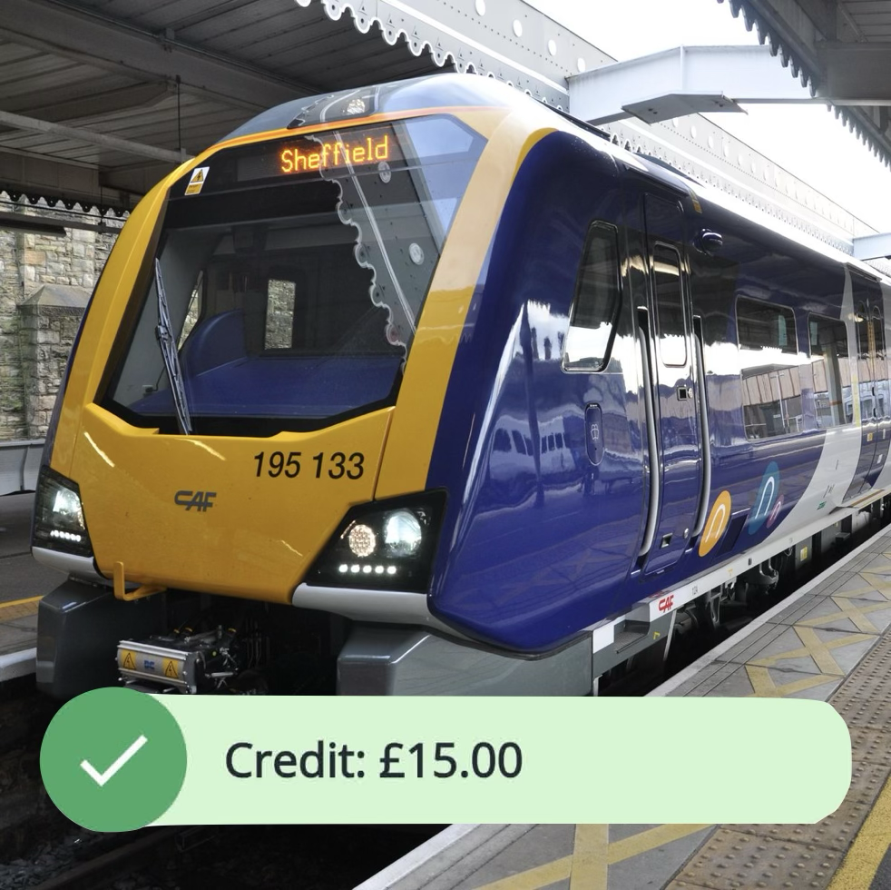 Free £15 Northern credit valid any stations b/w Leeds to Harrogate OR Sheffield to Doncaster, via Digital PAYG app sign-up - now open to ALL