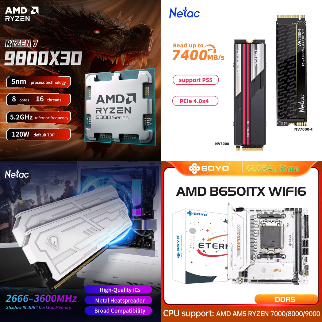 A round-up of the best AliExpress Back to School Sale PC Parts Deals( Megathread / DDR4 & DDR5 RAM / CPU / SSD / Motherboard / Mini-PC )
