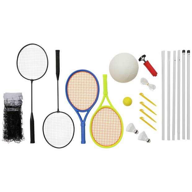 Chad Valley Tennis, Volley Ball and Badminton Set (Free C&C only, limited stores)