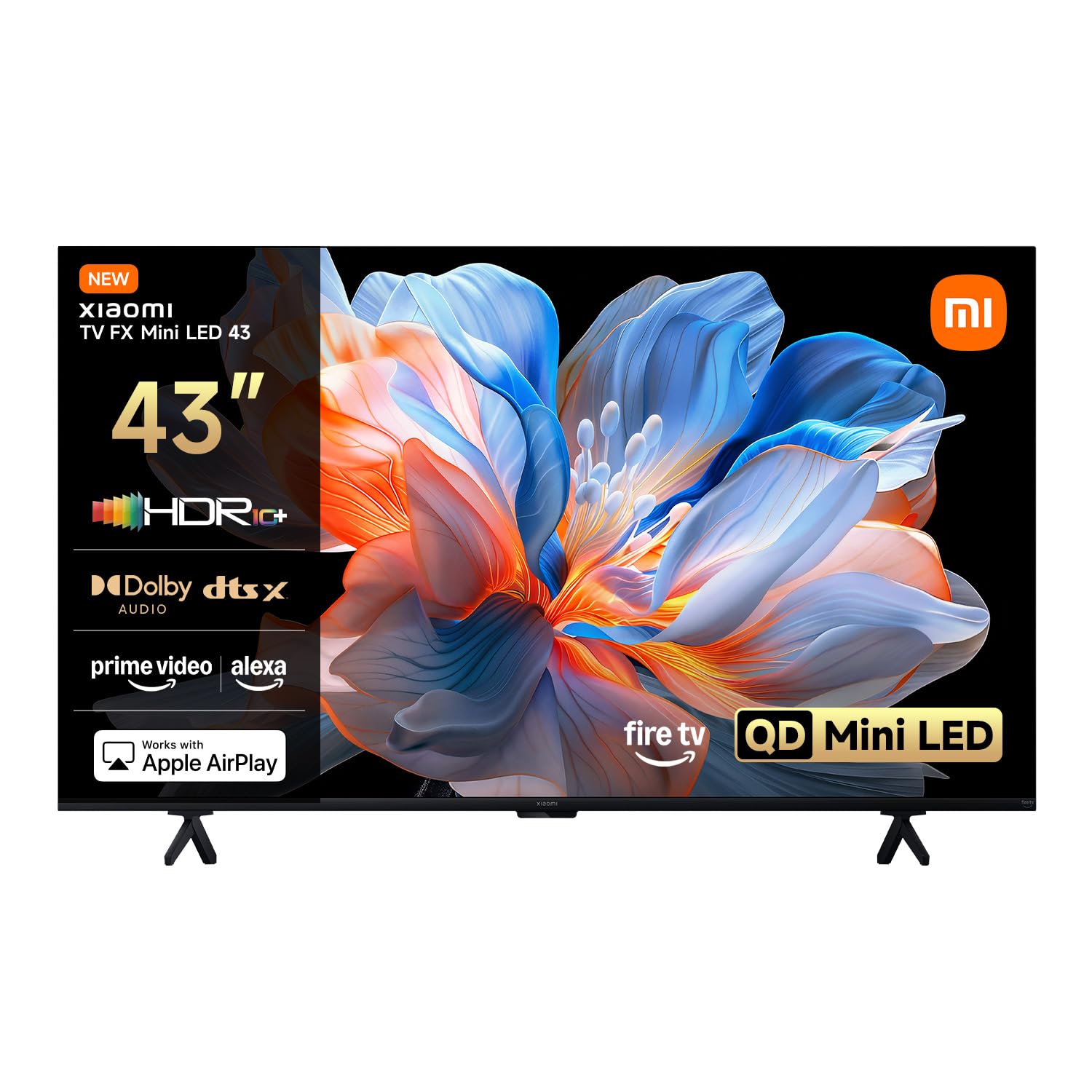 XIAOMI TV FX Mini LED 43 inch (101cm) QD-Mini LED Smart TV 4K UHD Fire TV HDR10+ MEMC DTS:X Airplay 2 HDMI