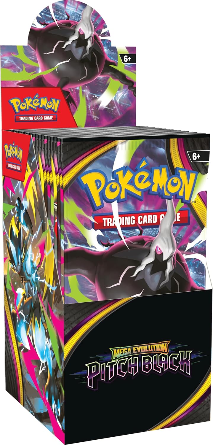 Pokémon TCG: Mega Evolution—Pitch Black Booster Display (18 Booster Packs) - Invite only - Pre-Order