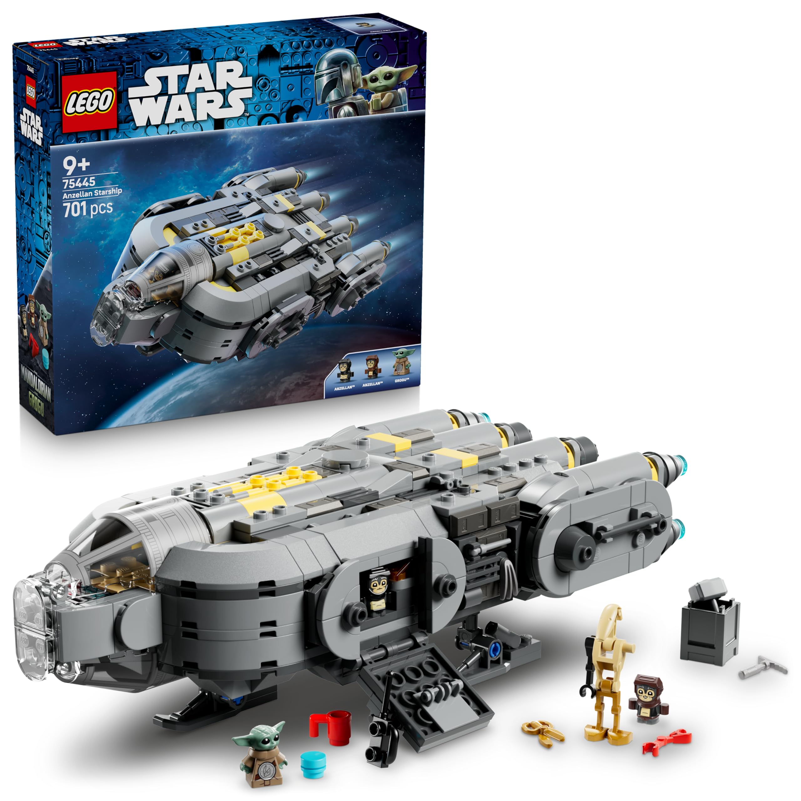 LEGO Star Wars 75445 Anzellan Starship Toy with voucher
